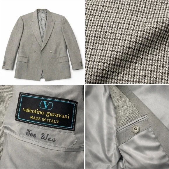 Custom Made Valentino Garavani Blazer Made in Italy Vintage Designer Jacket - Picture 2 of 5